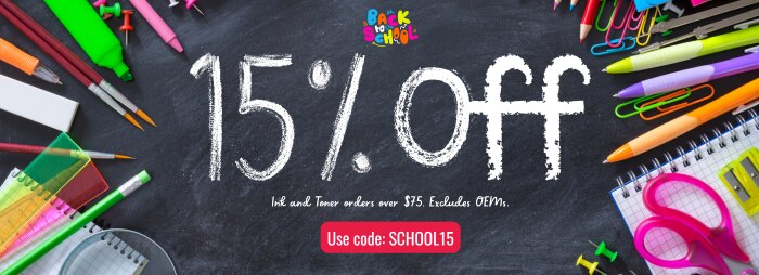 Get 15% now.